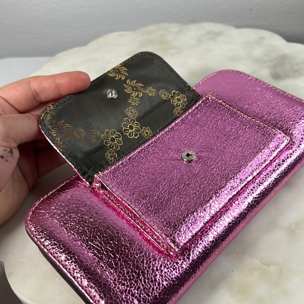 American Bling Pink metallic wallet - Picture 15 of 16